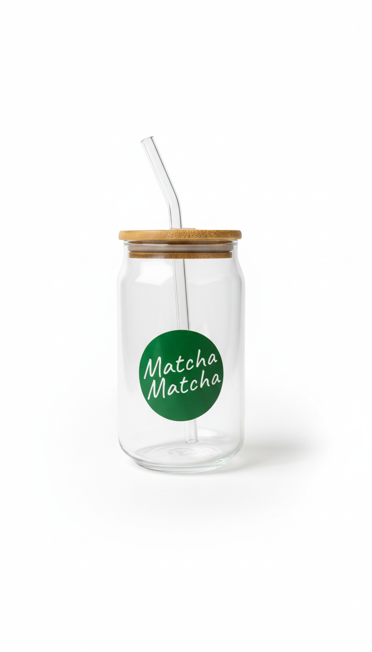 Matcha Matcha Latte Glass