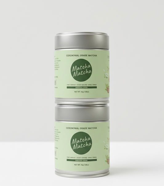 Twin Pack Ceremonial Grade Matcha ( 30gm X 2 )
