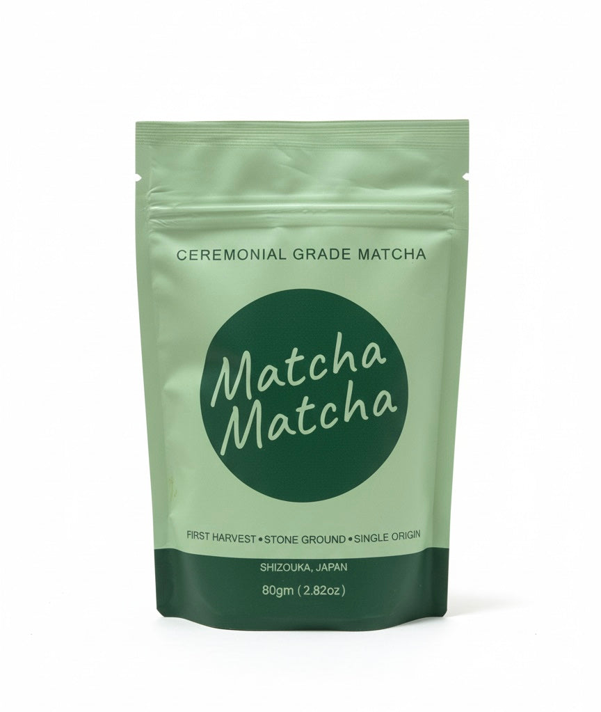 Ceremonial Grade 80gm Matcha Pouch