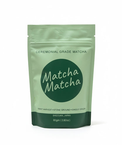 Ceremonial Grade 80gm Matcha Pouch