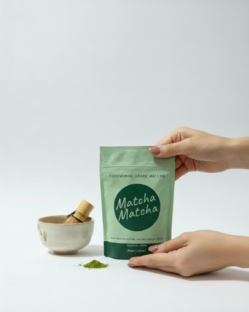 Ceremonial Grade 80gm Matcha Pouch